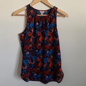 J. Crew Bright Floral Tank Top Blouse - Size 4
